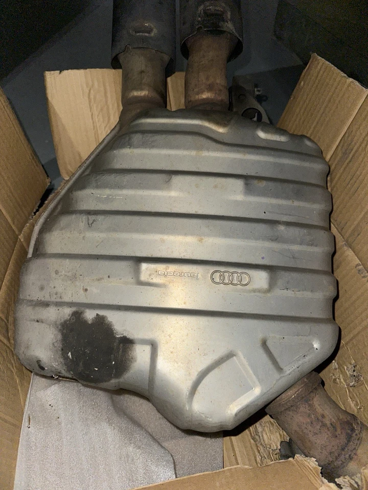 2016 - 2018 奥迪 S6 S7 原始设备制造商消声器(运动排气套件)(需要阀门电机) — 第 3/3 张图片