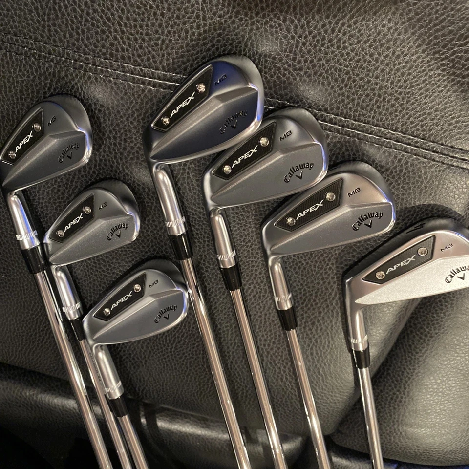 New Callaway Apex Mb 24’ LH Irons 4-PW X100 Tour White - Image 2 of 4