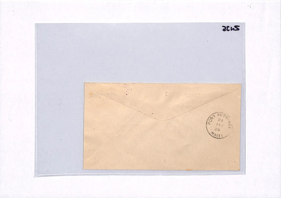 HAITI Air Mail *WEST INDIAN AERIAL EXPRESS* 1928 FIRST FLIGHT Cover Superb ZN35 - Image 4 of 4