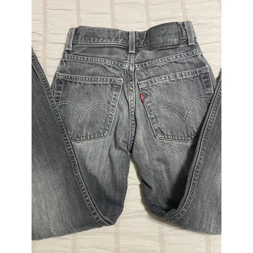 Levi's Kids Gray Denim Jeans Classic Straight Leg Casual Wear Size 12 Slim - Picture 5 of 6