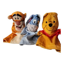 Melissa And Doug Winnie The Pooh Hand Puppets Lot Of 3 Tigger, Eeyore,