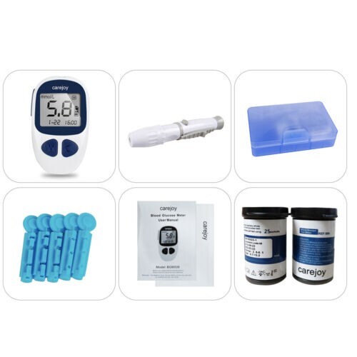 Carejoy~Diabetes Test Kit Tester Diabetic Blood Sugar Glucose Meter Machine~us~ - Picture 4 of 17