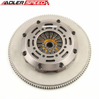ADLERSPEED Sprung Clutch Twin Disc Kit For 90-96 NISSAN 300ZX 3.0L Standard WT