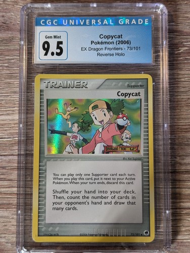 2006 EX Dragon Frontiers Copycat Reverse Holo #73 CGC Gem Mint 9.5/10 - Picture 1 of 2