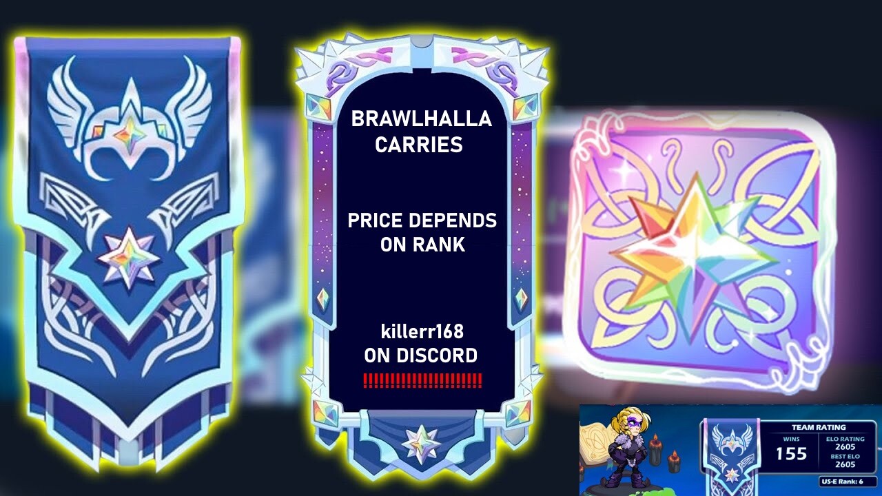 Brawlhalla Ranked Elo Boosts/Carry (NA) eBay