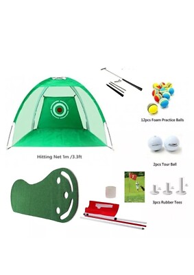 Golf Puttingmatte Home Putting Matte 9ft | Golf Putting Green Übungsmatte Bundle