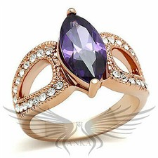 2.5Ct Marquise Cut Cubic Zircon CZ AAA Engagement Ring Size 5 6 7 8 9 10 Gl137 