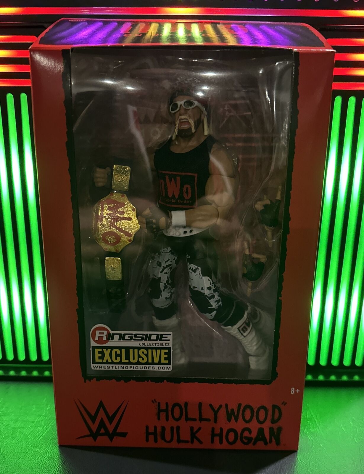 Mattel WWE Elite nWo Wolfpac Hollywood Hulk Hogan Ringside Exclusive Figure