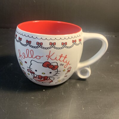 Sanrio Hello Kitty Red Candy Cane Dress Holiday Christmas 15.9oz Mug | eBay Sanrio Hello Kitty Red Candy Cane Dress Holiday Christmas 15.9oz Mug | eBay