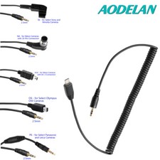 Aodelan Wired Remote Shutter Release Cable for Selected Canon Nikon Sony Camera