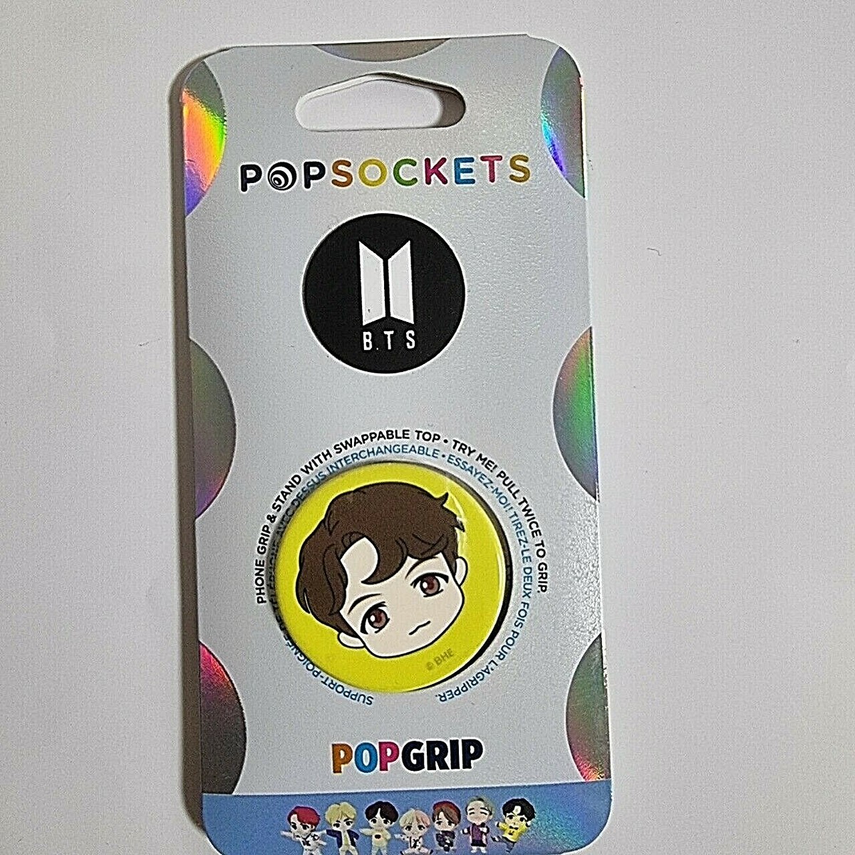 POPSOCKETS BTS TinyTAN スマホグリップ 防弾少年団 9点 BTS] Offical Tiny Tan Griptok Phone Holder Popgrip For