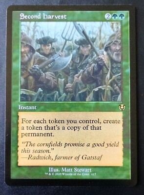 MTG Innistrad Remastered - Second Harvest - Retro Frame Rare 