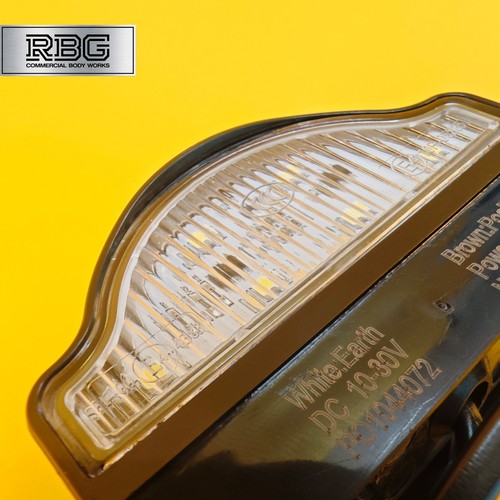 2x Number Plate Light LED 10-30V Light for Trailer Caravan Trucks Ifor Williams - Picture 5 of 9