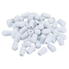 Kitchen Sink Rack Feet 100 Pack 2.5mm IDx7.8mm OD PVC Rack Bottom Protective ...