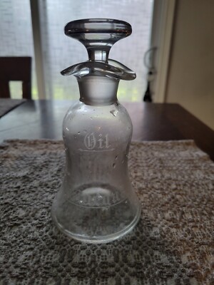 Crystal OIL & VINEGAR Salad Dressing Bottle & Stopper | eBay Crystal OIL & VINEGAR Salad Dressing Bottle & Stopper | eBay