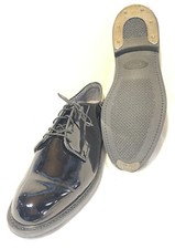 NEW US MILITARY DRESS SHOES w HEEL TOE PLATES MEN'S 10.5EEE HONOR GUARD HI-GLOSS