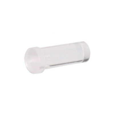 10X FIX-LEM-91 Lichtwellenleiter für LED rund Ø3,8mm Front: flach gerade FIX&FAS