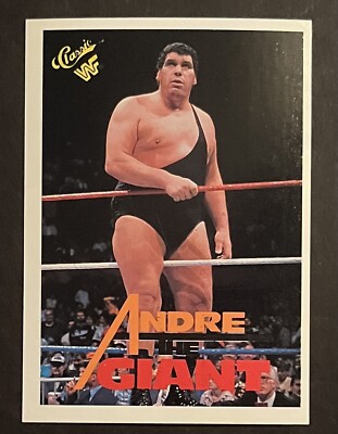 1990 CLASSIC ANDRE THE GIANT TITAN SPORTS WWE WWF #130 @ NOT MINT