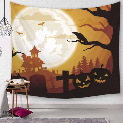 Halloween Background Cloth Simple Hanging Cloth Tapestry Background Cloth - Picture 17 of 47