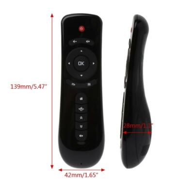 2.4GHz Fly Air Mouse T2 Remote Control Wireless 3D Gyro Motion Stick PC Android