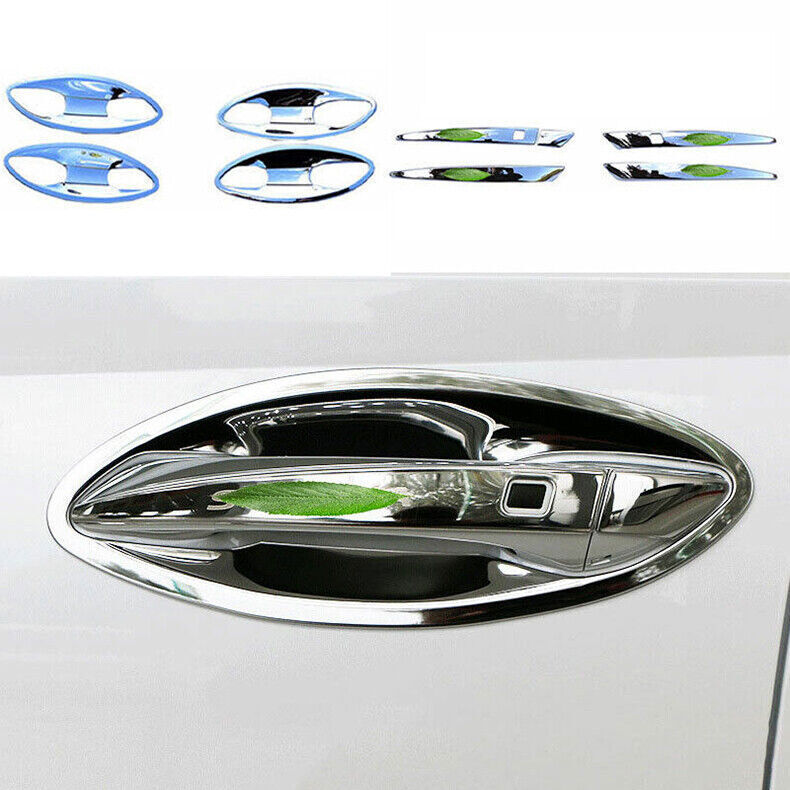 For Hyundai Sonata 20-25 Chrome Steel Door Handle Cover & Door Handle Bowl Trim
