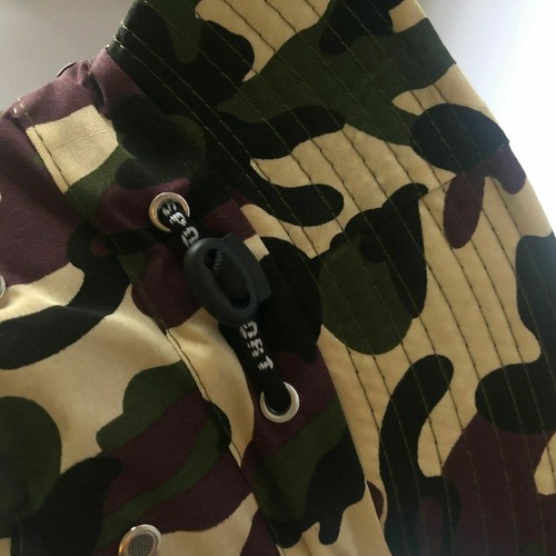 Sport Camouflage Bucket Hat Green Brown Adult Size OS - Picture 3 of 3