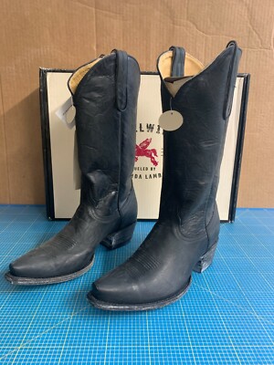 IDYLLWIND Damen WILDWEST Schwarz Western Stiefel Grösse: 8.5 M