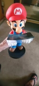 31cm Super Mario Action Figure Toy Game Controller Mobile Phone Holder Pvc
