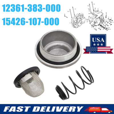 For Honda ATC 185 185S 200 200E 200M 200S 200X Oil Drain Plug Cap Spring Screen