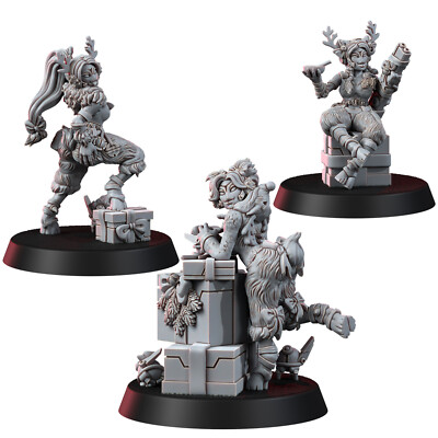Wargame Exclusice Greater Good The Babes of Green Hunta 28mm