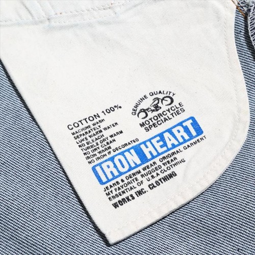 Fermeture éclair non selvedge Fly IRON HEART 634Z droite 21 oz denim extra lourd un lavage - Photo 12/20