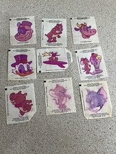 1990s Bubble Gum Donald Duck Tattoo Inserts Trade Cards. Sammlung 9 1993