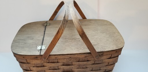 美品　Vintage picnic basket Il Buco Vita Vintage Picnic Basket – il Buco Vita