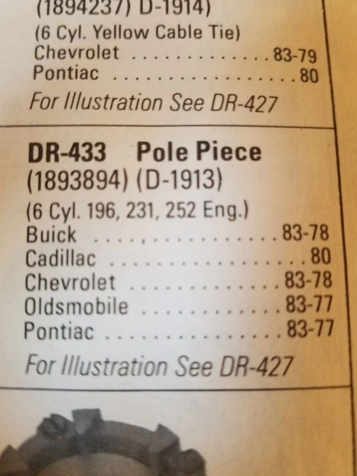 Distributor Magnetic Pickup Fits 1977-1985 V6 Caprice Regal Monte Carlo DR433 - Image 3 of 3