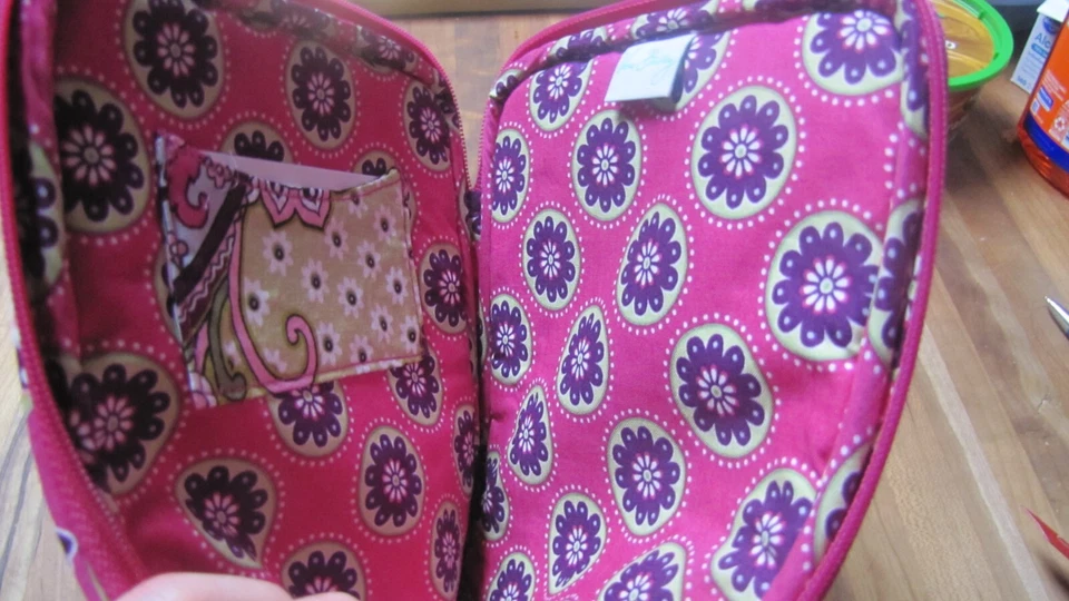 Manga de lector electrónico Vera Bradley 100 % algodón multicolor patrón cachemir muy bayas Foto 2 de 4