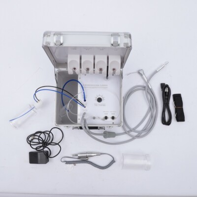 80W Small Dental Delivery Unit Portable Box Case Treatment Unit Weak Suction