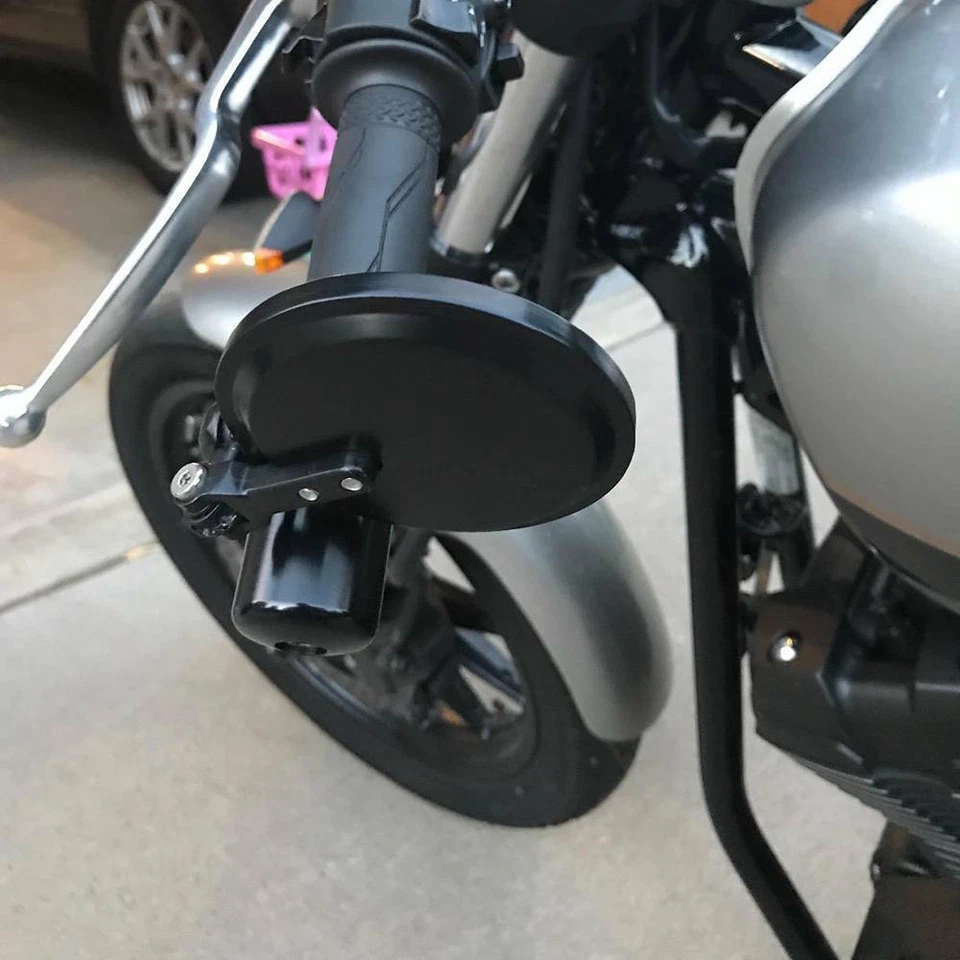 For Harley Davidson Street 750 500 Motorcycle Folding 7/8" Bar End Side Mirrors - Изображение 2 из 4