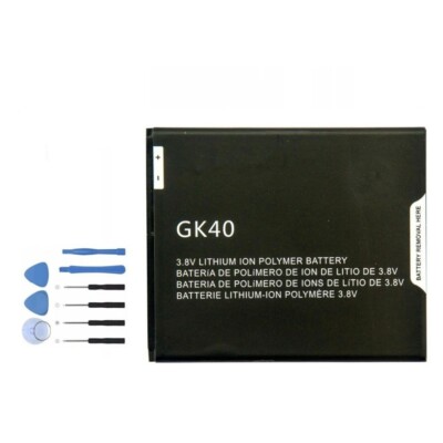 For Motorola Moto GK40 G4 G5 E4 Play XT1607 XT1609 XT1670 Battery 2800mAh Tools