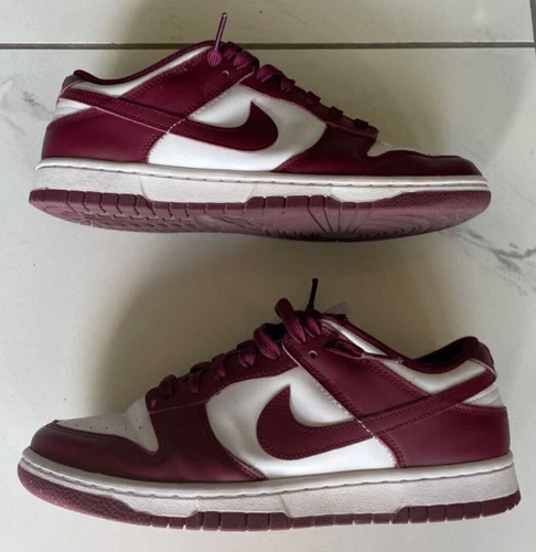 NIKE W Dunk Low Gr. 41 DD1503 108 bordeaux rot weiß