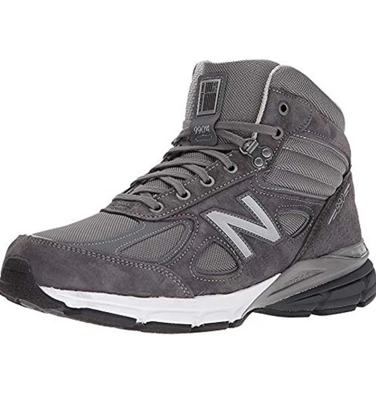 New Balance 990 V4 Mid - SIZE 13 - MO990GR4 Boot Grey White Trail MADE IN USA
