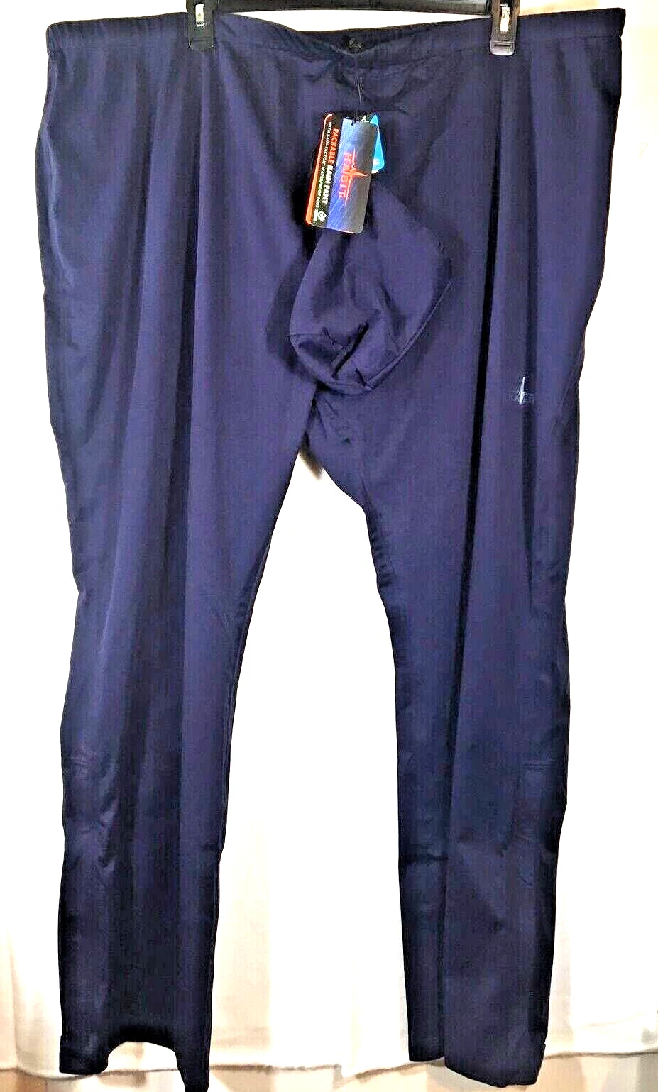 Habit Men's 4XL Blue Rain Pants Waterproof Windproof Fishing Outdoor NEW NWT