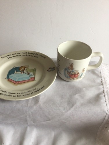Vintage Wedgwood Peter Rabbit Cup & Saucer Set Made In England - Picture 14 of 24