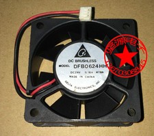 1pc Delta DFB0624HH fan 6025 24V 0.16A 2pin M2800 QL