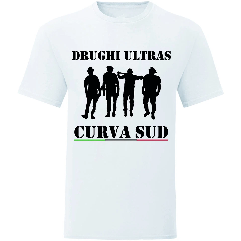 T-shirt ULTRAS BIANCONERI DRUGHI tifosi JUVE CURVA SUD Juventus Stadium - Immagine 2 di 2