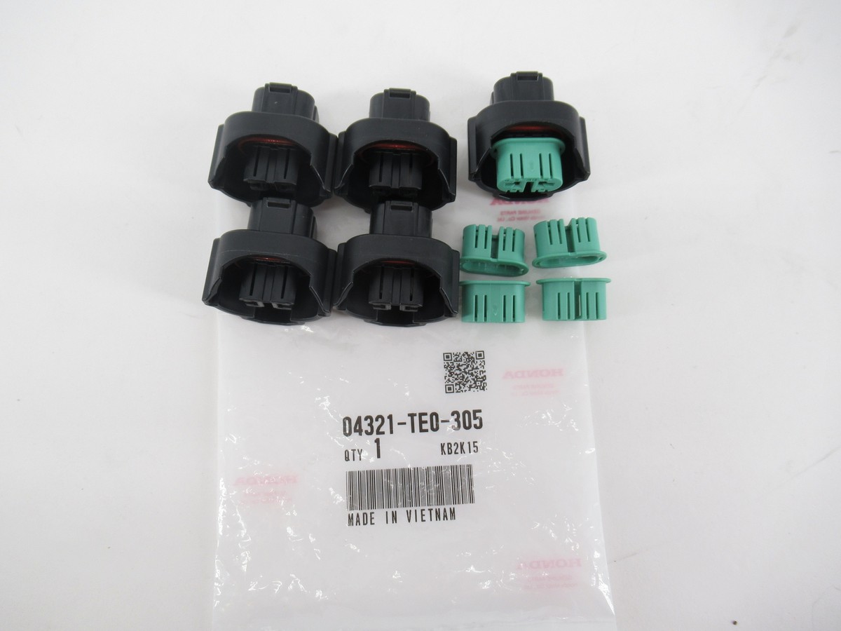 Genuine OEM Honda 04321-TE0-305 Connector Waterproof (2P 110F) (5