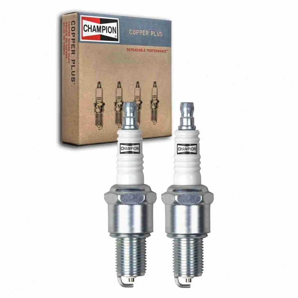 NUEVAS BUJÍAS COBRE PLUS CHAMPION PREMIUM STOCK RN9YC #415 - LOTE DE 2 Foto 2 de 2