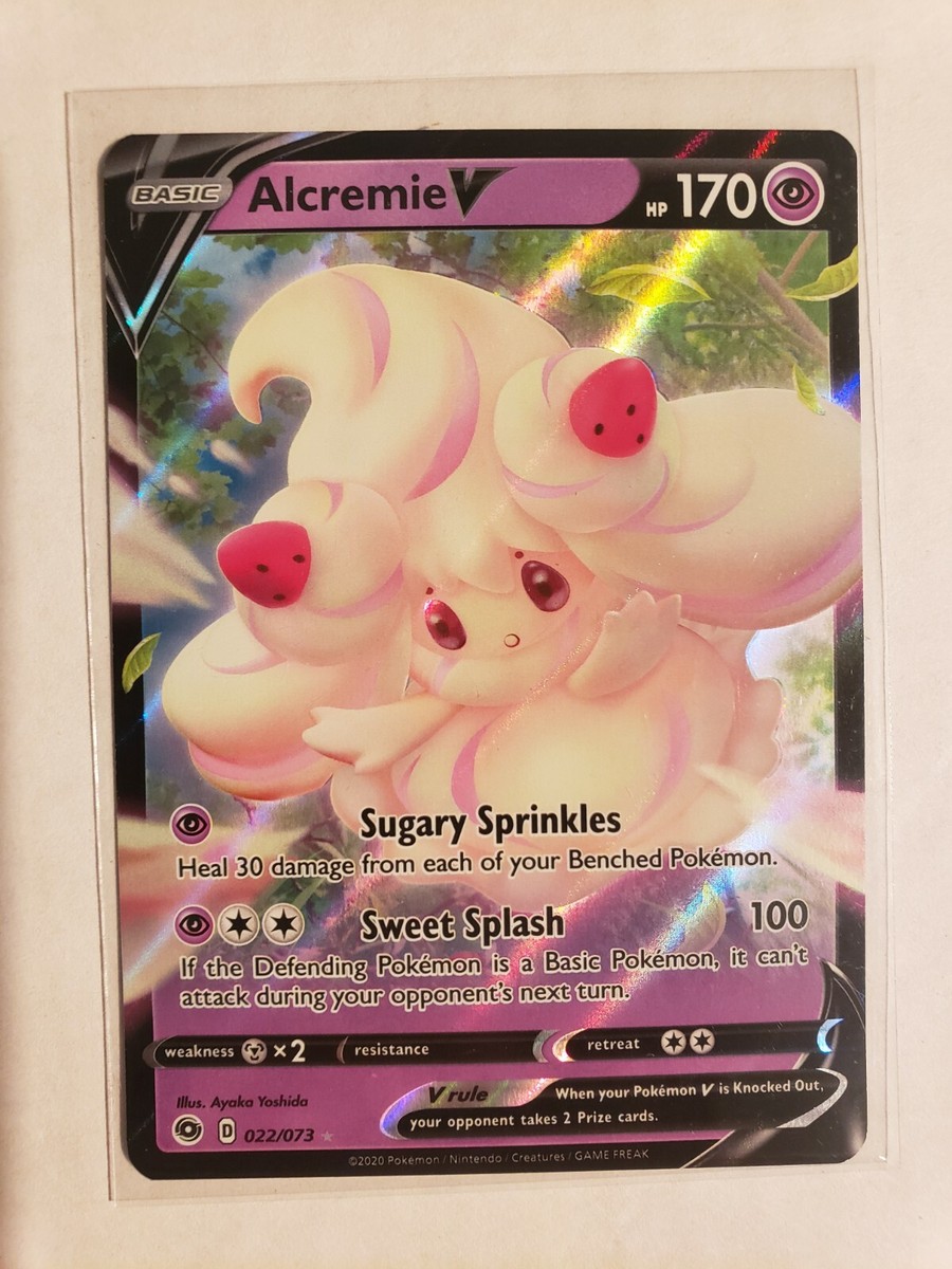 Alcremie V 022/073 Champions Path NM Ultra Rare Full Art Pokemon Card