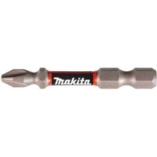 Image of Makita Impact Premier Double Torsion Philips Screwdriver Bits PH2 50mm Pack of 2