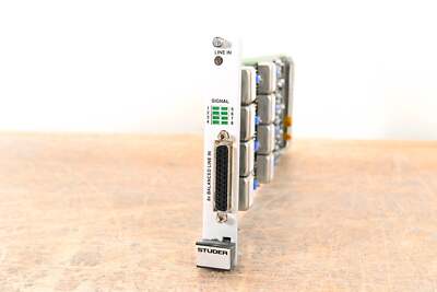 Studer 8-Channel Analog Line In Card for D21m & D23m Modular I/O Systems CG01HQR