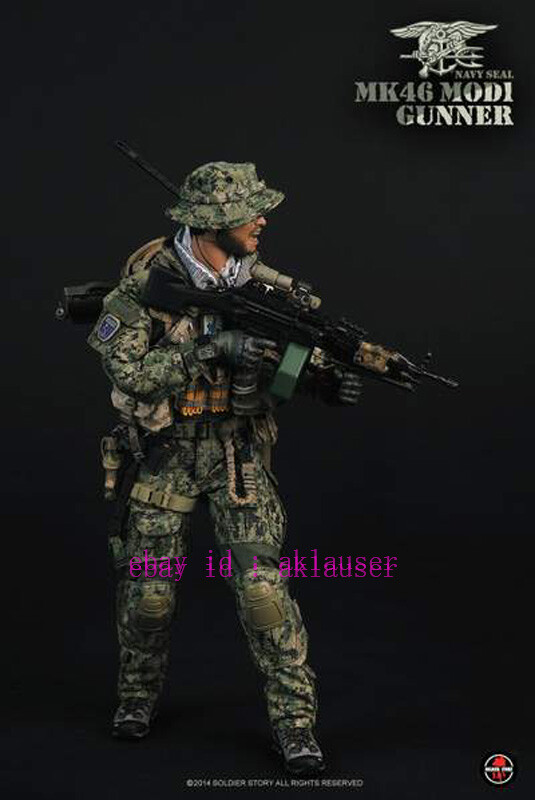 Soldier Story 1/6 Ss081 U.S. Navy Seal Mk46 mod1 Gunner Action
